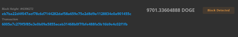 minepadsol's tweet photo. 🚨 ANOTHER MINEPAD SOLO MINER HIT A BLOCK.

Our SECOND successful solo miner is officially in the books. ⛏️🔥

This wallet:
https://t.co/ppREg64PZR

Started 2 DOGE solo mining packages.

One of them HIT.

Ð 9,701.336 DOGE mined
💰 $910 total payout

💰 90% → SOLO MINER (~$819)
https://t.co/5hxV1U6E5n

🔥 10% → solana:2EUKLvNQ63YCmjSDyJ14Tzj7ASeHGXgseYWrKAa2mine buyback + burn (~$91)
https://t.co/iUc27J2FNP

Two different Minepad solo miners have now completed the entire loop.

And Solo Mining only launched YESTERDAY.

Huge congratulations to the miner! 🤝

If this was YOU, drop by and say hi so we can meet you. 😂⛏️

Who’s next? 👀