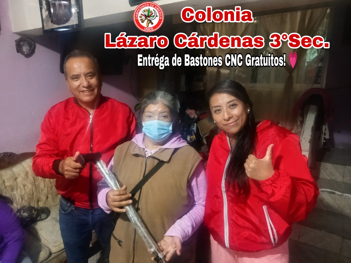 VICTORG34518098's tweet photo. Visité la Colonia Lázaro Cárdenas Tercera para escuchar de primera mano las necesidades, inquietudes y propuestas de las y los vecinos. No hay mejor guía para nuestro trabajo que la voz de la gente. ❤️

Entregamos apoyos de nuestro programa de bastones CNC totalmente gratuitos. https://t.co/2iqjzK67Kh