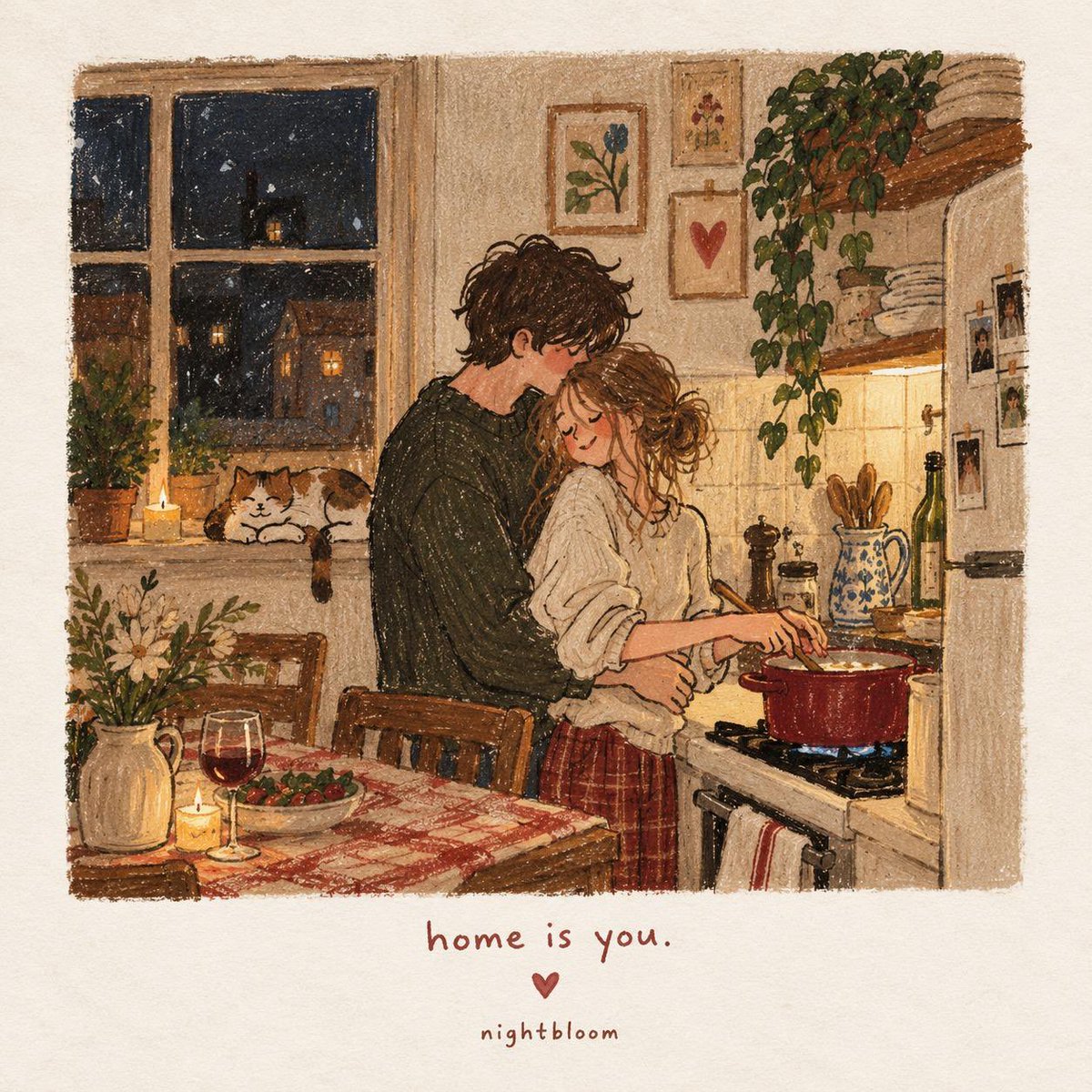 Nightbloomc's tweet photo. home is you. https://t.co/Z4LelaGur1