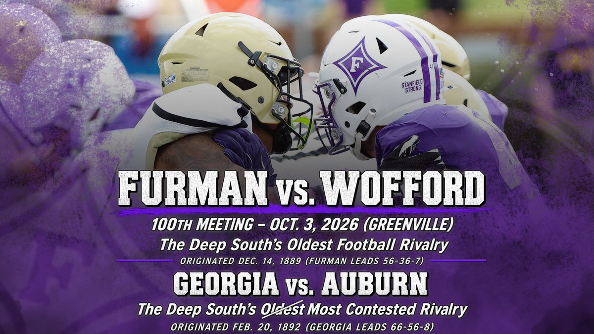 PaladinFootball's tweet photo. Setting The Record Straight — The Deep South's Oldest Football Rivalry! https://t.co/d0z8tLKEPc