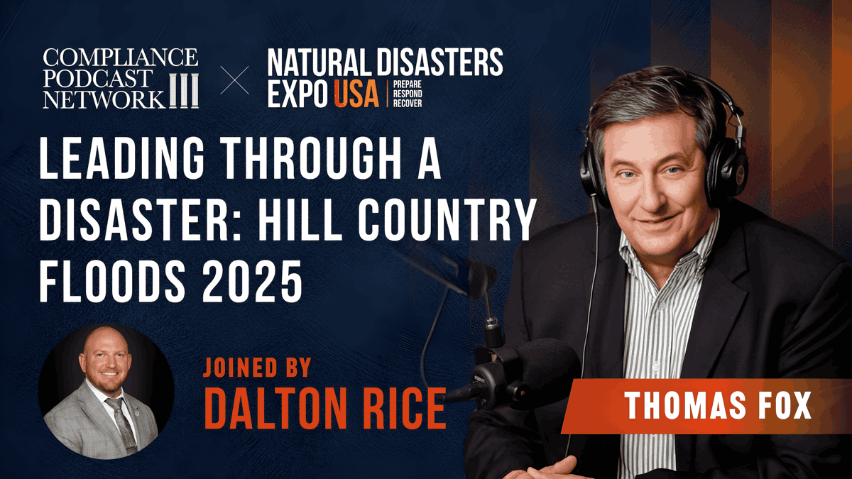 tfoxlaw's tweet photo. Fatality event vs. devastation: why does response differ? Dalton Rice shares Kerrville flood lessons.

Tune in &amp; subscribe: https://t.co/6s9GIRVAoP and grab tickets: https://t.co/zaQLIyV8Mp #EmergencyManagement #Preparedness #Houston https://t.co/4yE2PLWtuR
