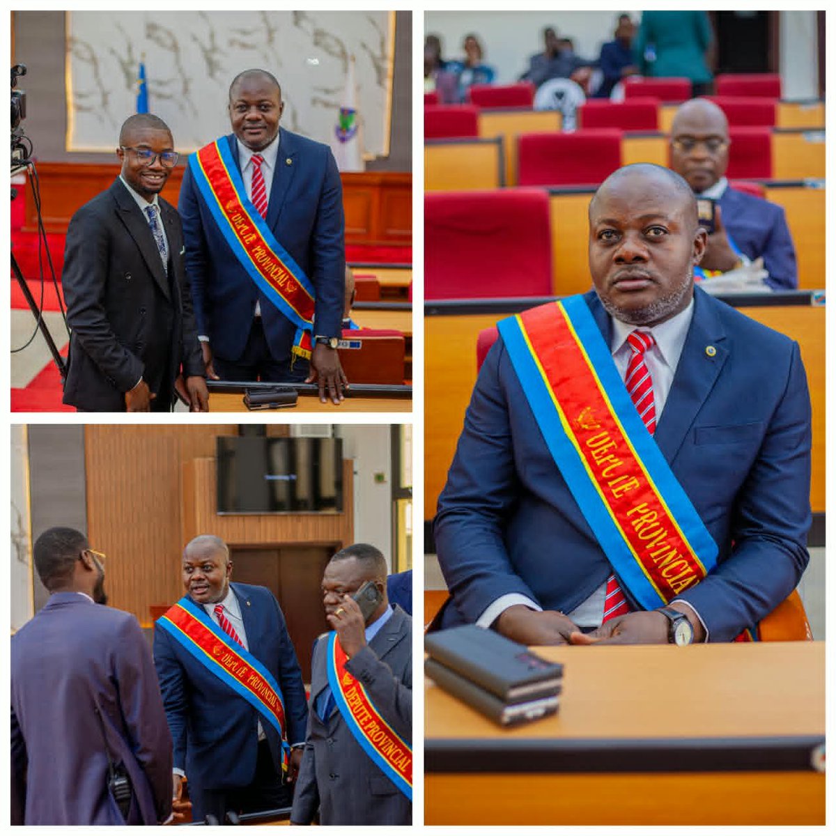 TresorWanadi's tweet photo. Rentrée parlementaire ce 30 septembre 2026 à l’Assemblée provinciale de Kinshasa, pour une session essentiellement budgétaire.
Bon retour à l’Hémicycle à l’Honorable GUYLAIN POHUNGU MALAMBA, Président du Groupe parlementaire AFDC-A, Vice-Président et Président National de la LJ https://t.co/xP6ok83eiy