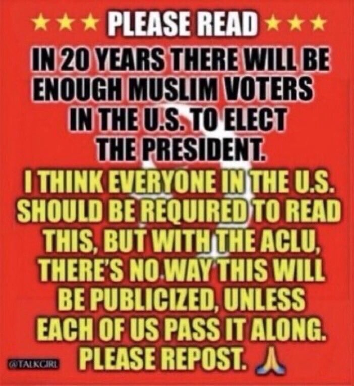 palace_franky's tweet photo. @MyhammySammy @MAGAVoice #WAKEUPAMERICA!!!
#USA #AMERICANS
#AI #AITAKEOVER IS A DISTRACTION FOR
#MI #MITAKEOVER
(#MUSLIMIMMIGRATION)
(#MUSLIMINFILTRATION)
(#MUSLIMINDOCTRINATION)
(#MUSLIMINTOXICATION)
(#MUSLIMINFESTATION)
(#MUSLIMISLAMNATION)
(#MUSLIMINVESTORS)
(#MUSLIMINVESTMENTS)
(#MUSLIMINTERFERENCE) https://t.co/1cbWNKnvWj