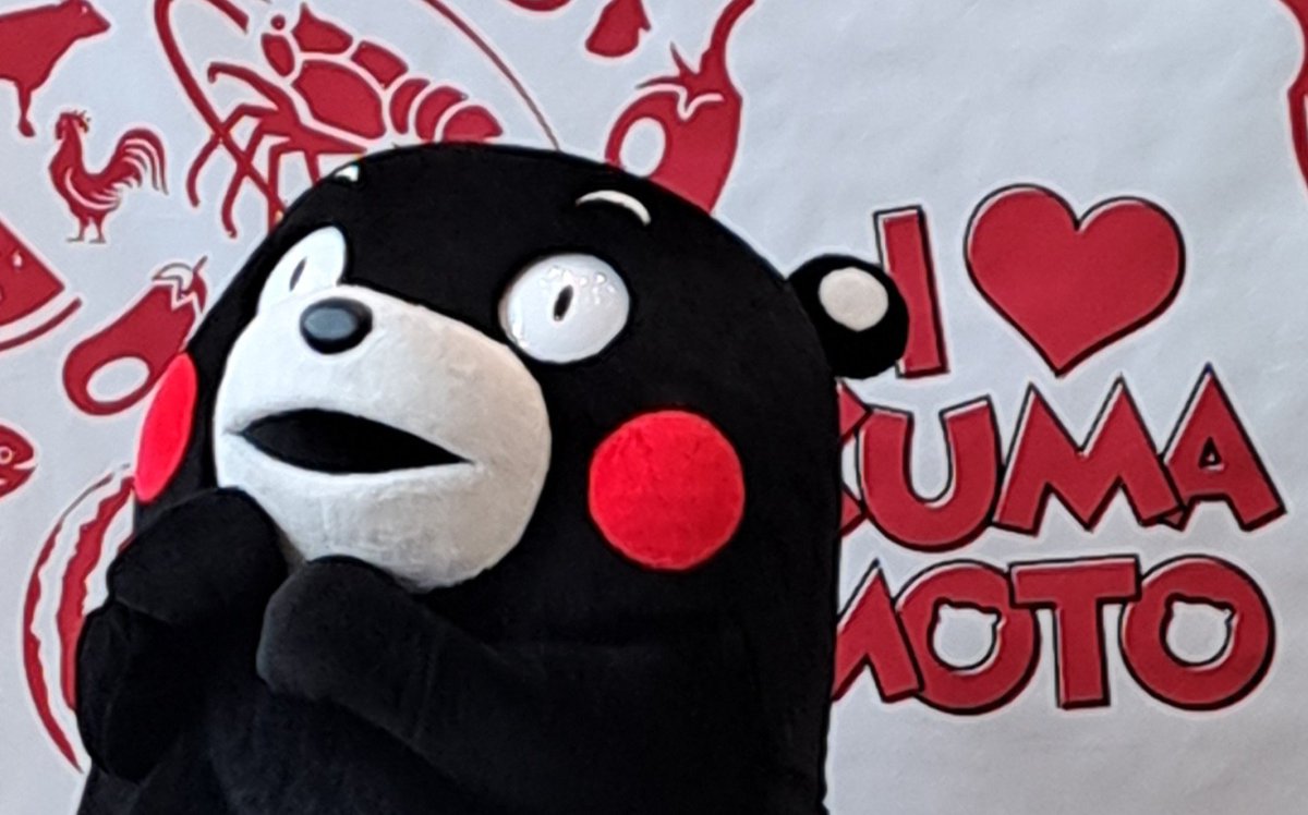ryokos16's tweet photo. @55_kumamon くまモン、おはくま－♥️
緑がきれいだモン💞 https://t.co/HcrPbOTwh3