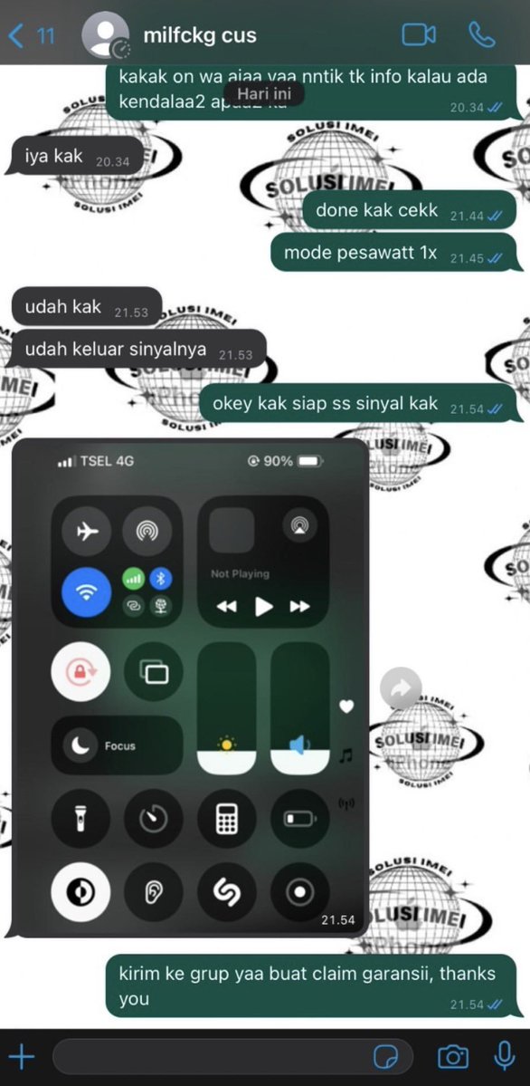 solusiimei1's tweet photo. https://t.co/H5MgsuA6SR
OPEN UNBLOCK DAN UNLOCK SIM, BUAT JARINGAN IMEI BERMASALAH ATASI DISINI

MULAI DARI HARGA ⬇️
🌷 3BULAN(200.000)
🌷 TRI ONLY(150.000) 
🌷 BEACUKAI( INBOX) 

DONE HITUNGAN JAM,AMAN DAN MUDAH, BERGARANSI ALL OPERATOR, AND TRUSTED. https://t.co/Wuyqv6jnYj