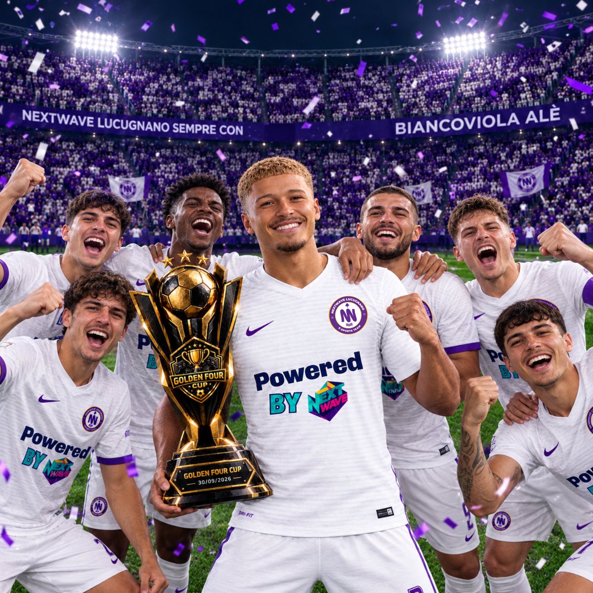 nextwavelucu_et's tweet photo. 𝗧𝗢𝗥𝗡𝗘𝗢 𝗖𝗢𝗡𝗤𝗨𝗜𝗦𝗧𝗔𝗧𝗢!  🏆

Una serata da incorniciare per i nostri ragazzi, che si portano a casa il Torneo a punteggio pieno! ✅

Tutti i risultati delle gare disputate nella grafica qui sotto ⤵️

STAY TUNED...
#GoNWLeSports 🤍💜 https://t.co/Z2KhDUSjPa