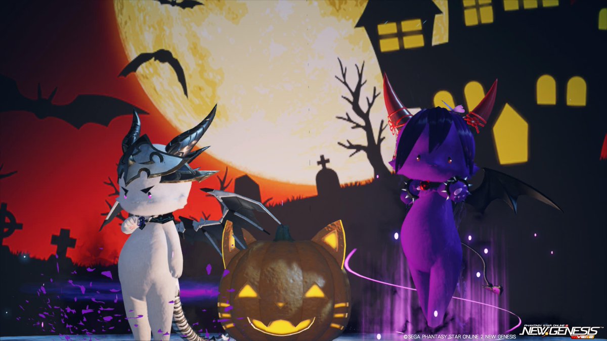 Percival420's tweet photo. #PSO2男の娘同盟  #PSO2GLOBAL  #PSO2NGS  #PSO2NGS_SS 
Say bye September everyone......and hello spooky season 😈🎃- ghost sound here- https://t.co/kg8TYnKncY