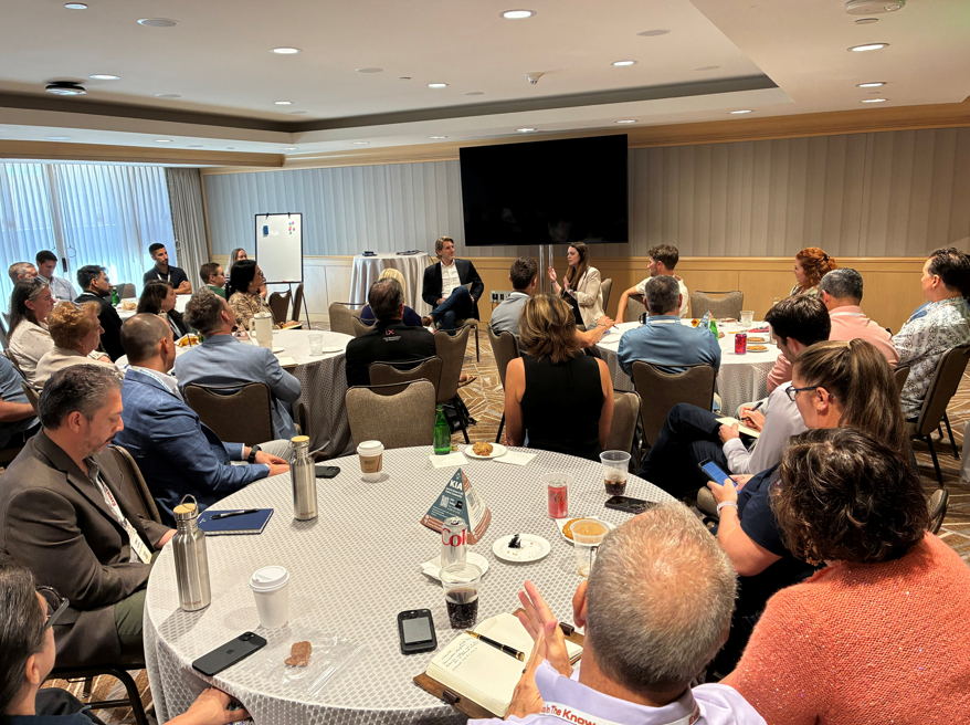 ExecsInTheKnow's tweet photo. Incredible day so far at #CRSScottsdale! 🌵🙌

Gatestone led on balancing AI &amp; human connection, followed by interactive Tech Workshops with CSG, @AssembledHQ, @wearetpgroup, REGAL, @Zenarate, &amp; @IntouchCX.

Big thanks to our hosts &amp; speakers for bringing the insights! https://t.co/zhzAB5pDIZ