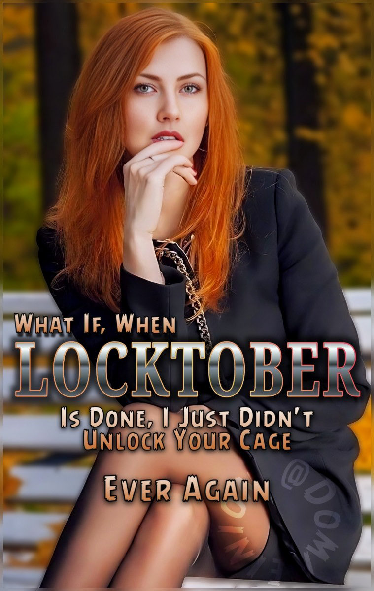 Lajes63241123's tweet photo. Happy #locktober but  WHAT IF  🫣
Credit to @dommeinion