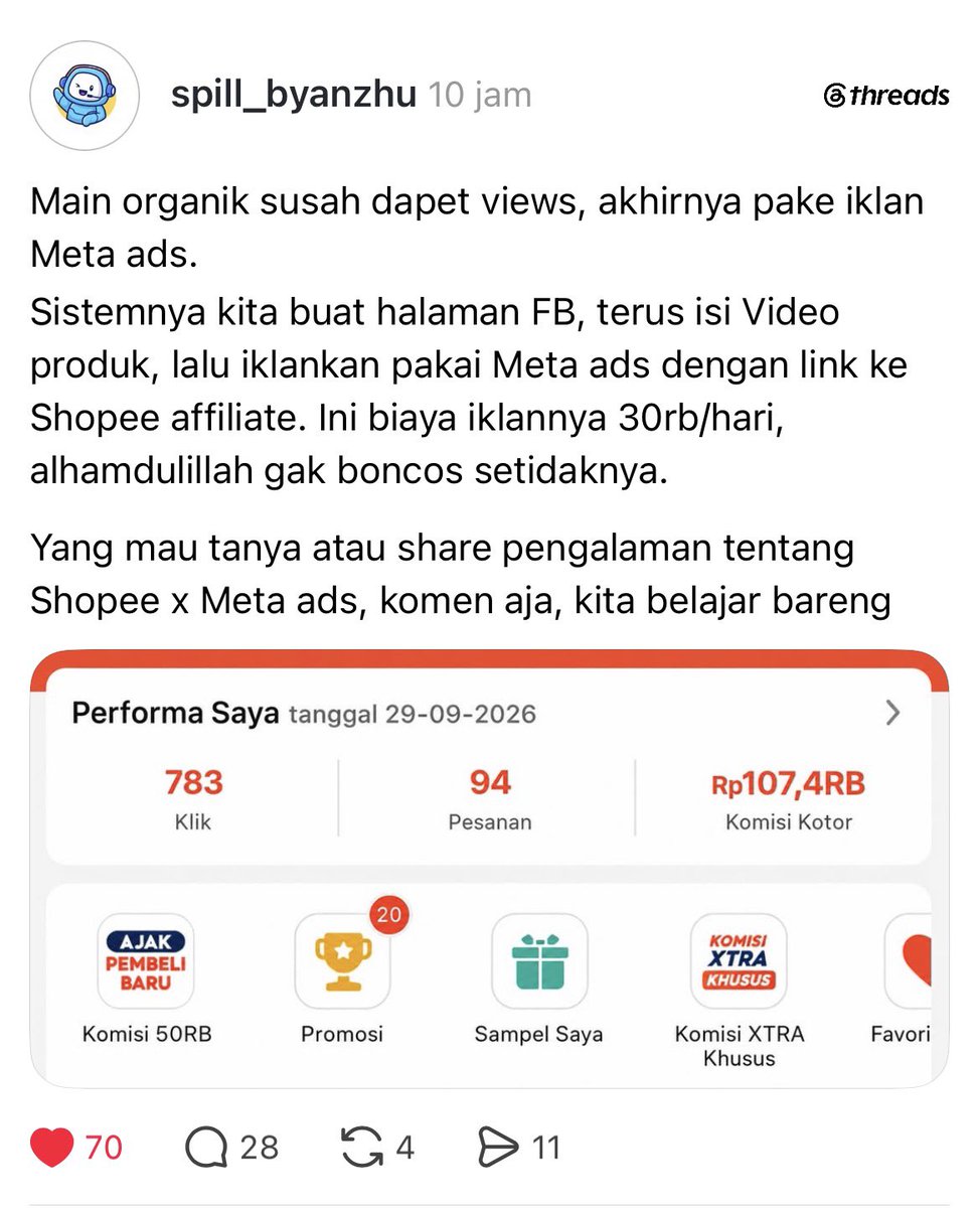 ssebuhalbumm's tweet photo. Wowww inii menarikk, dan lumayan mudahhh, nanti siang aku buatin tutorrnyaa, yg ini gaperlu bikin campaign, cuman boost postingan tapi lewat meta ads menarikkkk.

Save dulu guysss hihi https://t.co/zVrhKznKnk