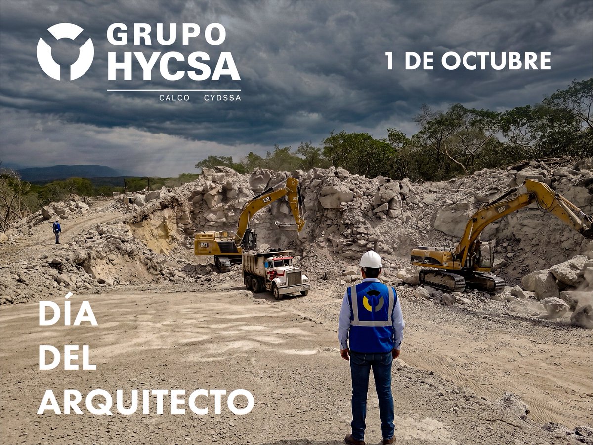 GrupoHycsa's tweet photo. En @GrupoHYCSA, celebramos con orgullo este 1 de octubre, Día del Arquitecto. Reconocemos el talento, la visión y la creatividad de quienes, desde cada proyecto, dan forma a espacios e infraestructura que contribuyen al desarrollo de México. 🇲🇽

Su experiencia es parte fundamental de proyectos que impulsan la movilidad, fortalecen nuestras comunidades y generan infraestructura con visión de futuro.

Gracias a todas las arquitectas y arquitectos por convertir ideas en espacios que hacen posible un mejor entorno para todas y todos.

#ConstruyendoRetos
#GrupoHYCSA
#CALCO
#CYDSSA