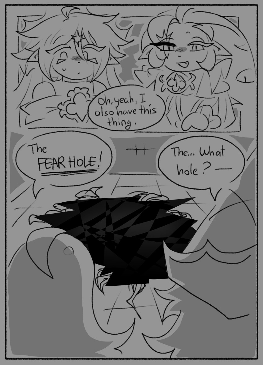milkamel_'s tweet photo. I have zero original ideas. Have a fear hole comic part 1(?) extremely lazy
#shadowvanilla https://t.co/6lvkoWZoTL