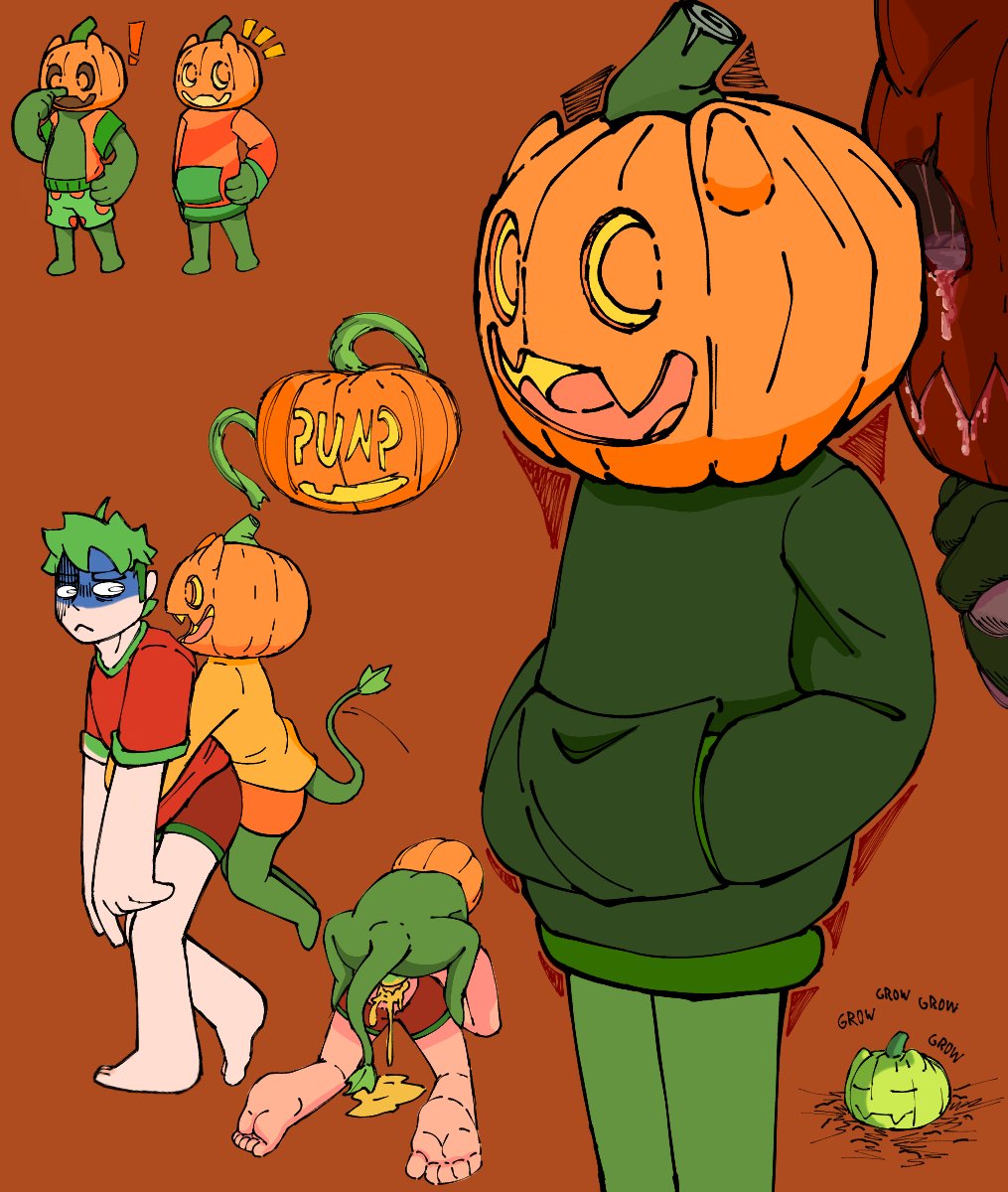 ZANGA_ME1's tweet photo. 1 /4, This guy is going to be showing up a lot this October.

Meet PUNP, the gardener of October. https://t.co/0FgImjKTDr