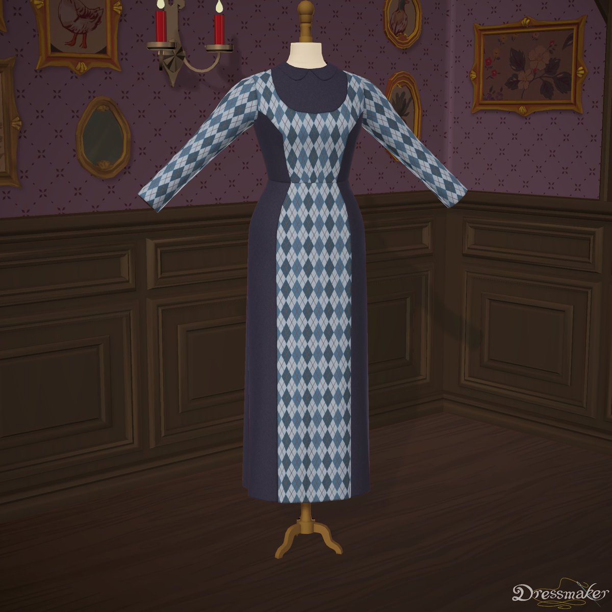 kidamiku's tweet photo. This is giving me librarian vibes, year 1913 and I would definetly want to wear this in real life.
#dressmaker https://t.co/yfTwFNowU6
