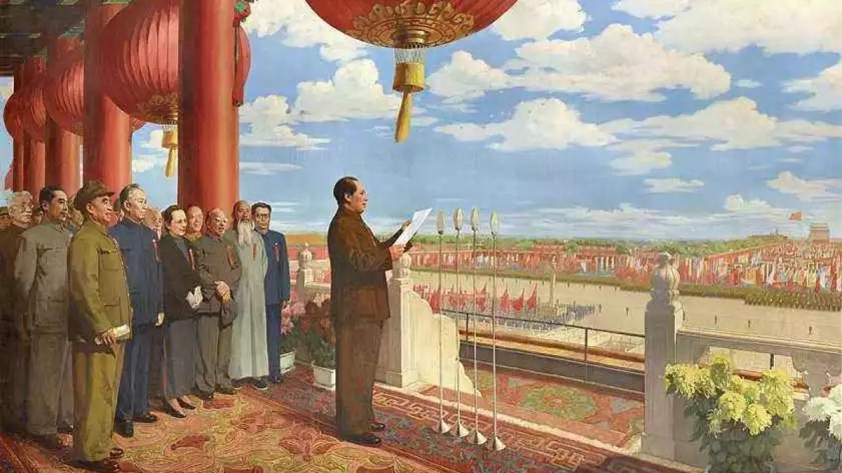 linbiao262's tweet photo. 77年前，伟大中华人民共和国及中央人民政府正式成立。从1949到1976年，英雄的中国人民在以毛主席为核心的中国共产党的领导下，在政治、经济、科技等领域取得了许多伟大的成就。
“继续革命握紧枪”，新时代，我们要学习马列毛思想，继承毛主席遗志，把无产阶级革命进行到底！ https://t.co/wXlql9Ostj