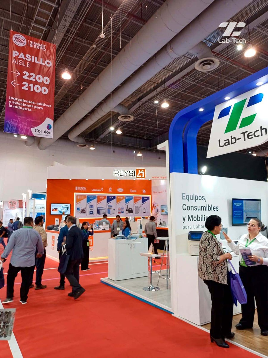 LabTechMexico's tweet photo. 🧪🍴 ¡Estamos en Food-Tech!

Nuestro stand ya está recibiendo a profesionales de la industria de alimentos y bebidas. Estamos compartiendo soluciones, intercambiando ideas y conociendo nuevos retos.

📍 Stand 2224

¡Ven a visitarnos! 👋

#LabTech #FoodTech2026 https://t.co/MU2HPM3wVV