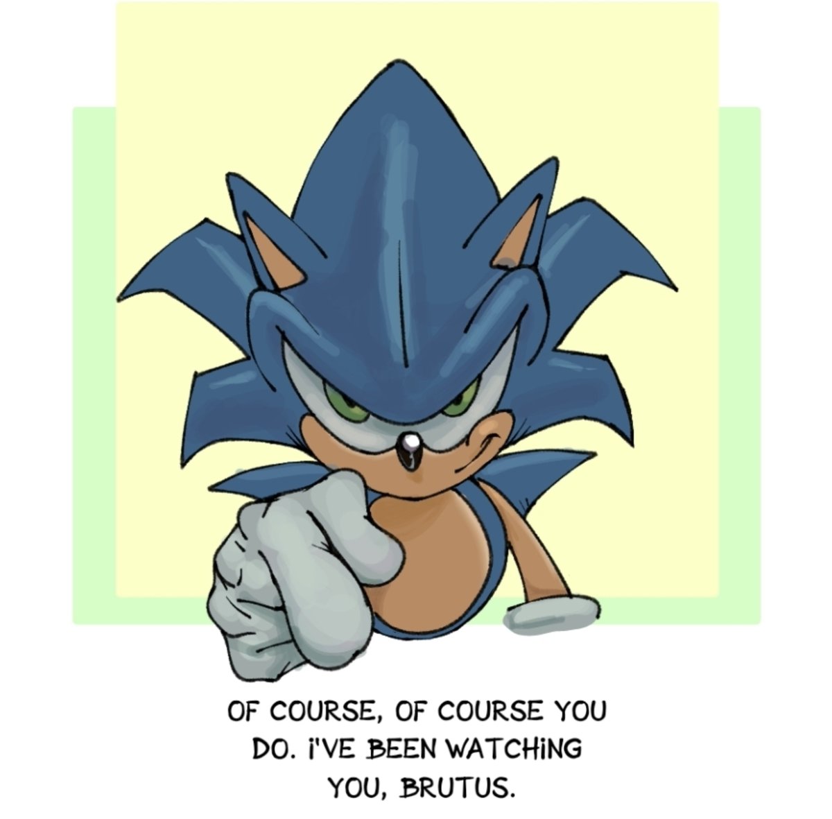 VengefulCC's tweet photo. Of course of course, it'd be weird If it weren't like this.

#sonicthehedgehogㅤㅤㅤ #sonictheconic #fleetwaysonic https://t.co/nSTcLLJmib