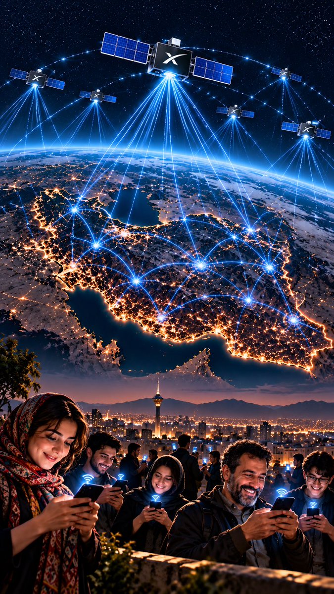DNA_shadowx's tweet photo. ج. س. ۲.
شما نباید از خبر ۸ سپتامبر ۲۰۲۶، آسان بگذرید

استارشیپ برای نخستین بار به مدار رسید و ۲۶ ماهواره پیشرفته Starlink V3 را مستقر کرد؛ ظرفیت داده این نسل حدود ۱۰ برابر نسل قبلی است

نظریه «آسمان دوم»

این اینترنت از آسمان و دکل مخابراتی اش در فضاست، و امکان قطع کردن آن توسط رژیم نیست

انقلاب پیش از آن‌که به خیابان برسد، به ارتباط نیاز دارد