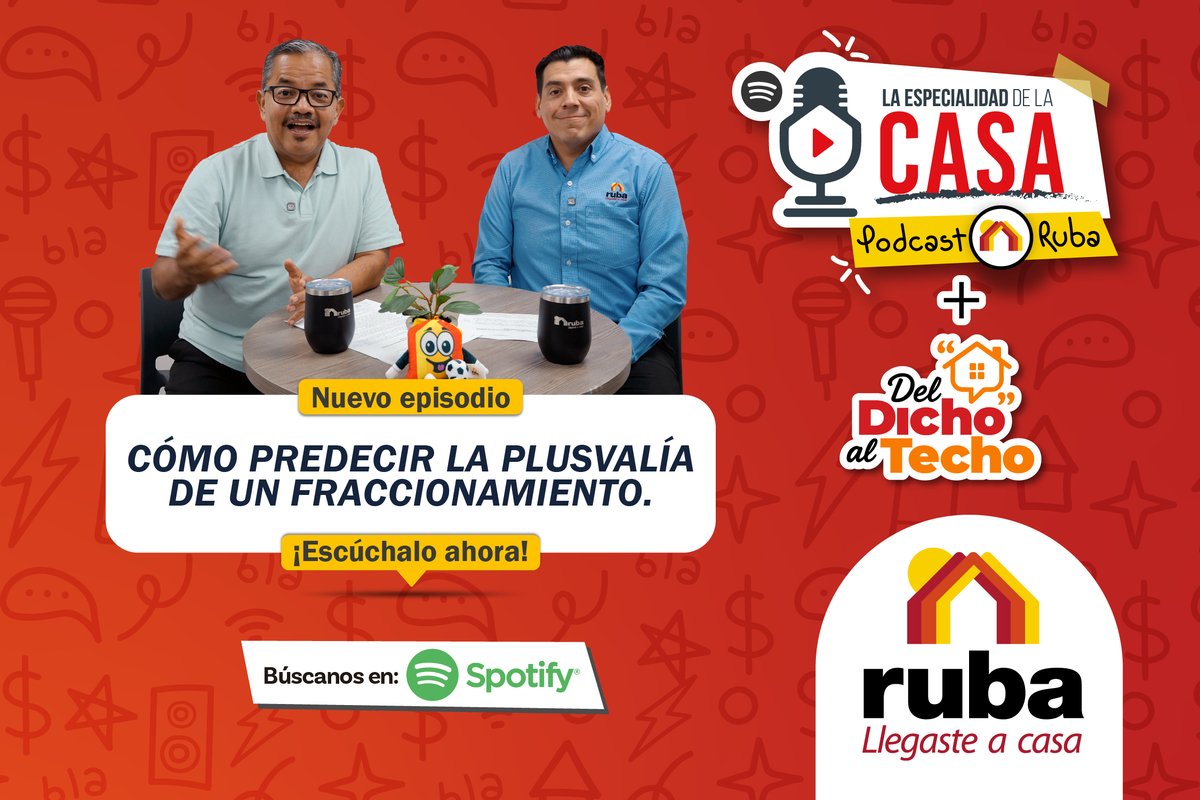 enconcreto's tweet photo. ¿Cómo identificar una vivienda con potencial de plusvalía? 🏠​

En este episodio de La Especialidad de la Casa, por Grupo Ruba, Antonio Zermeño y Alejandro Pichardo comparten 5 aspectos que pueden influir en la plusvalía de una vivienda, desde la ubicación y el desarrollo urbano hasta la importancia de una asociación de vecinos.​

🎧 Escucha el episodio y conoce más.​
🔗https://t.co/2IObcLbfsQ​
 ▶️ https://t.co/QbnCAxQYC0​

#Ruba #LlegasteACasa #LaEspecialidadDeLaCasa​
@CasasRuba