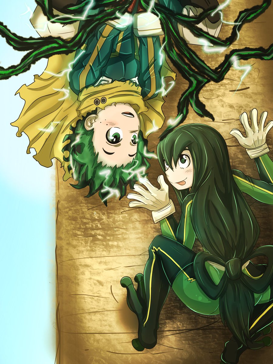Cicko_Bee's tweet photo. #IzuTsu was a great ship to draw! This is my bed Deku and only froppy and I’m so happy with how it turned out!! They look so cute! https://t.co/cwo3pyP8h7