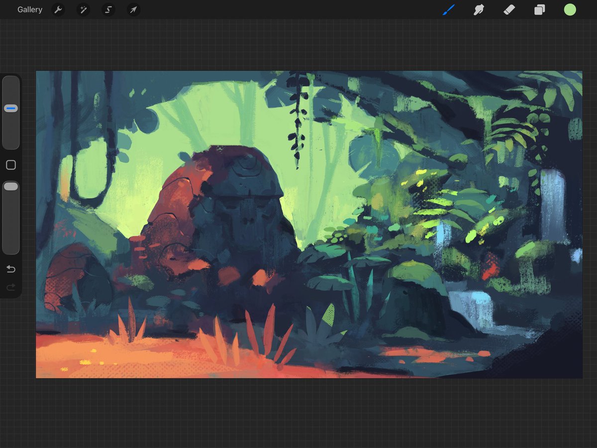 frankentoon's tweet photo. Just unwinding #Procreate https://t.co/5JWJQoJrIe