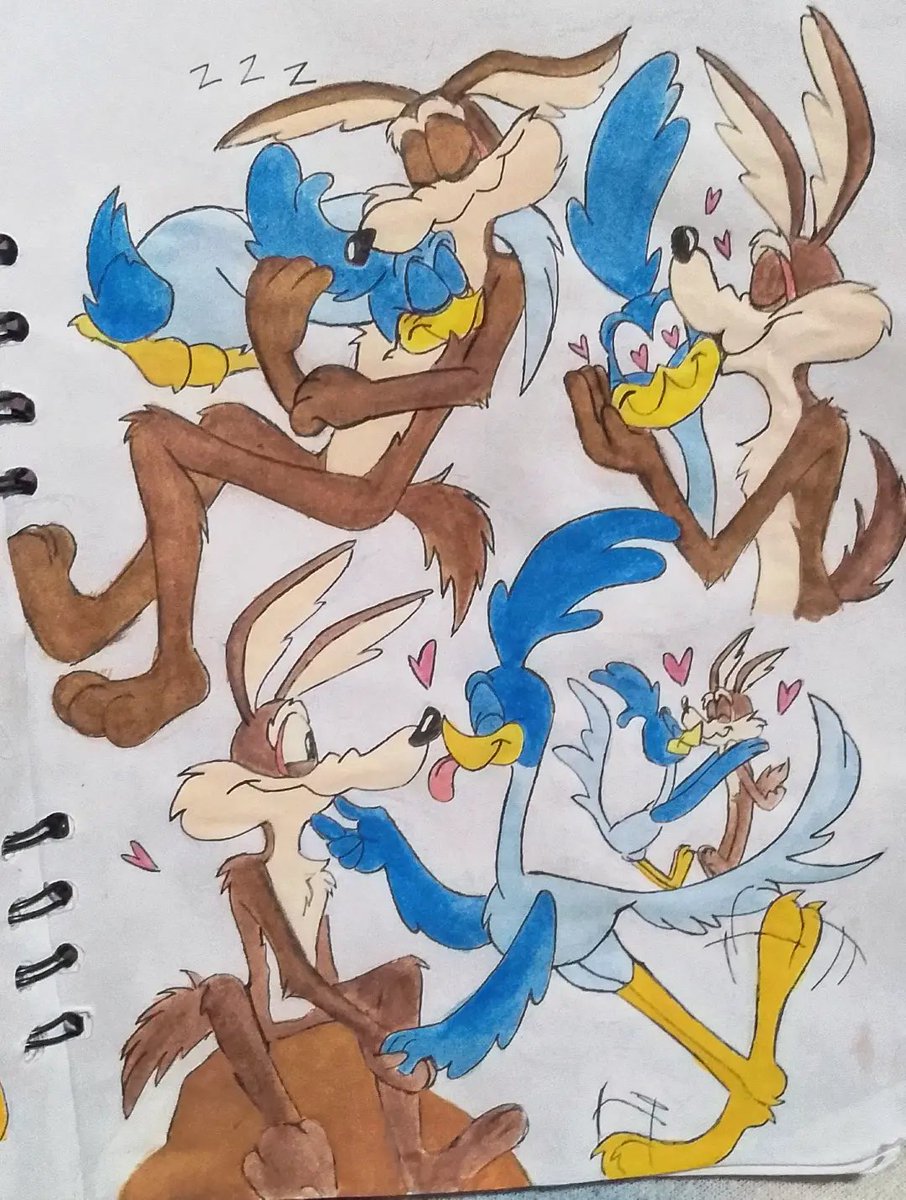 Cartoongirl176's tweet photo. More things from my sketchbook :)) #looneytunes #wileroad https://t.co/eWlDnQWYiJ