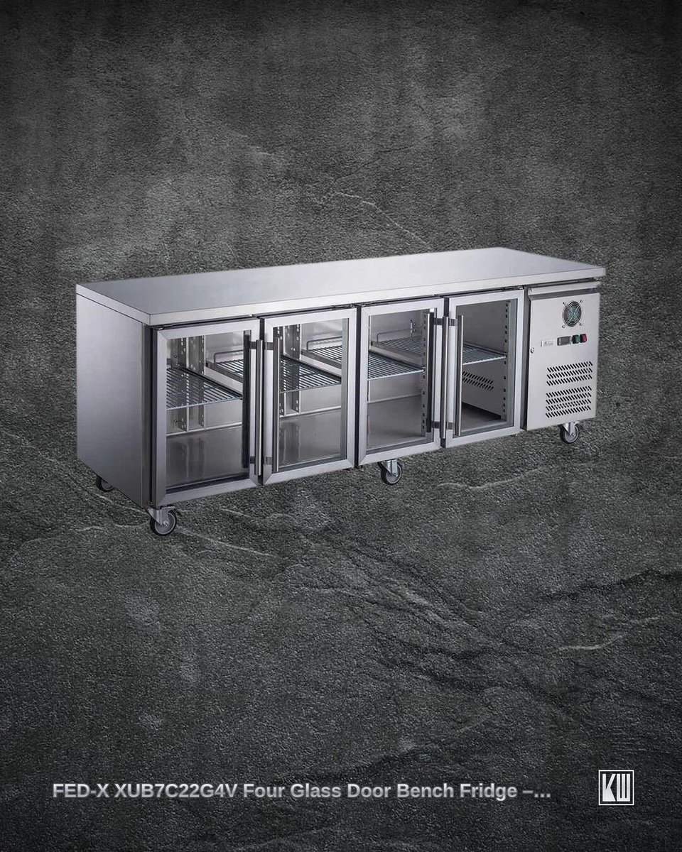 kwonlinesydney's tweet photo. FED-X XUB7C22G4V Four Glass Door Bench Fridge – Gross Volume: 554L · FED-X, from A$2,952
#FedX #WorkbenchFridge
https://t.co/OLae7oUW8g https://t.co/GU3210zFB2