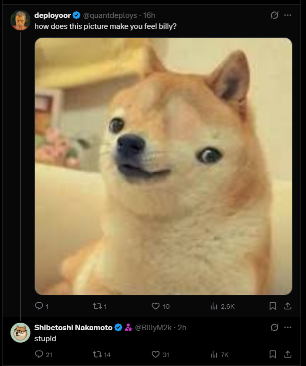 wokeupdizzy's tweet photo. solana:2dTGg7tybAVYi81qg1ETfbGXKKGA77of3d8rBjKcE4N2 
this is the most genny derivative for the inu meta

DogeCoin CEO just shilled us a perfect picture 

launched by superman, 65% of supply sent to DogeCoin CEO which he locked, and he has fees

easily 7-8 fig runner and this is the best one to be launched we literally have a picture given by him

proof he locked the fees down below