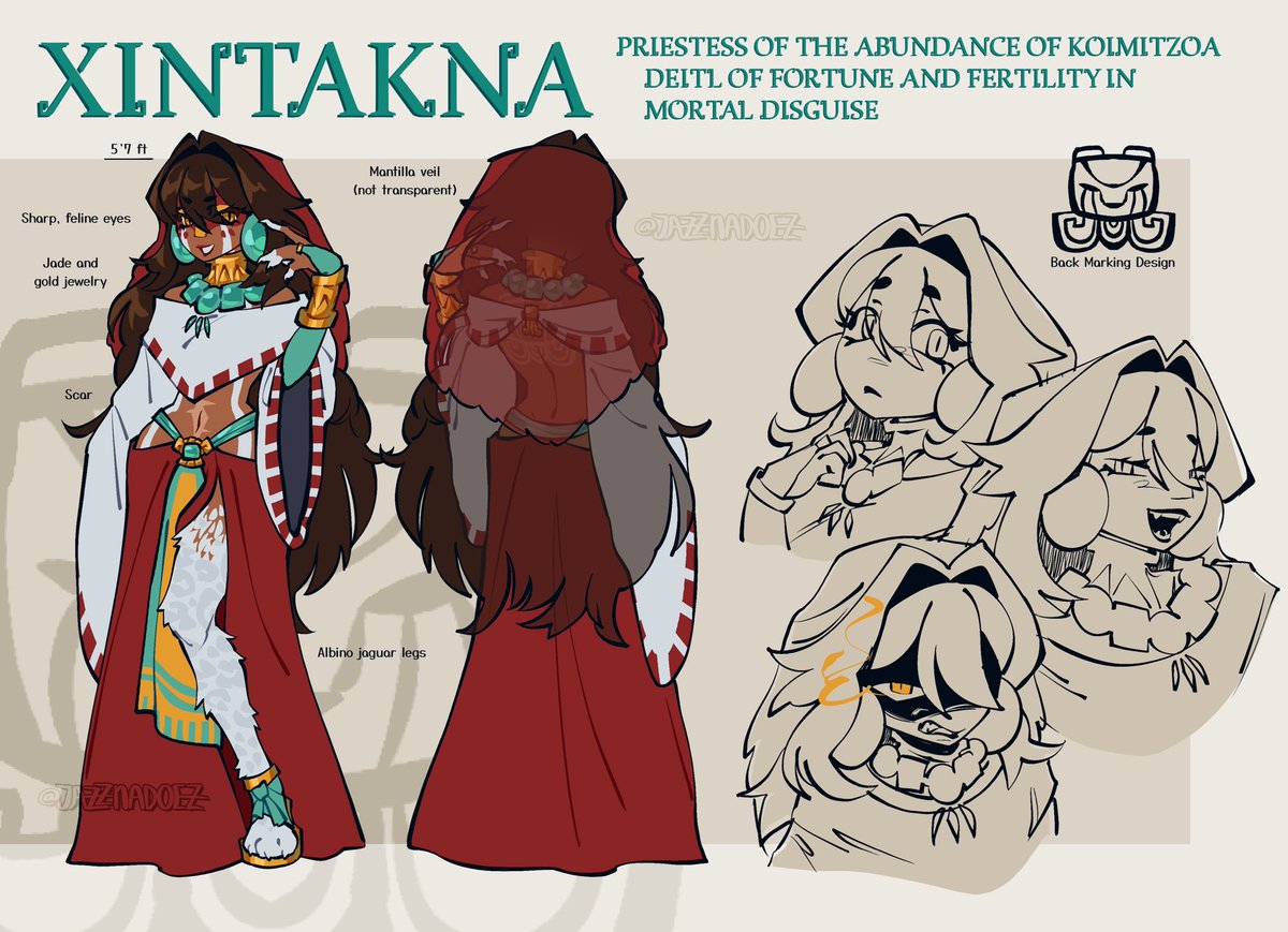 jazznadoez's tweet photo. ๐ Xintaknaโs new updated ref!
Made a few minor changes to her design, mostly in her palette
#mchd https://t.co/HDg7QlbV8F