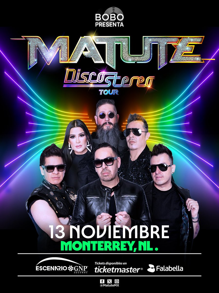 MATUTEmx's tweet photo. ¡MONTERREY! 🕶️🔥 Por su gran respuesta con el SOLD OUT, decidimos abrir una nueva fecha para toda la familia Matutera que falta por estar en el #DiscoStereoTour 🙌🏻🪩

🎟️ Boletos ya disponibles en https://t.co/EM59t1RVSS https://t.co/AElWzLVVAq