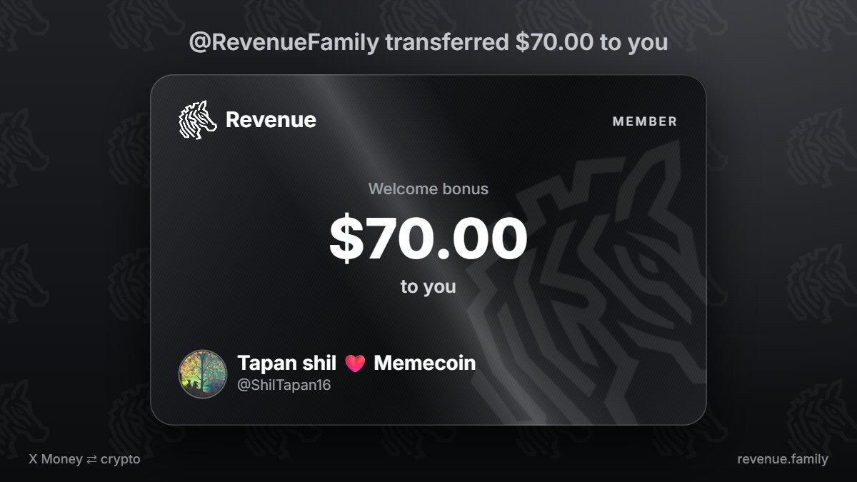 ShilTapan16's tweet photo. @RevenueFamily I just received $70.00 from @RevenueFamily https://t.co/jkVTnTr5Nx