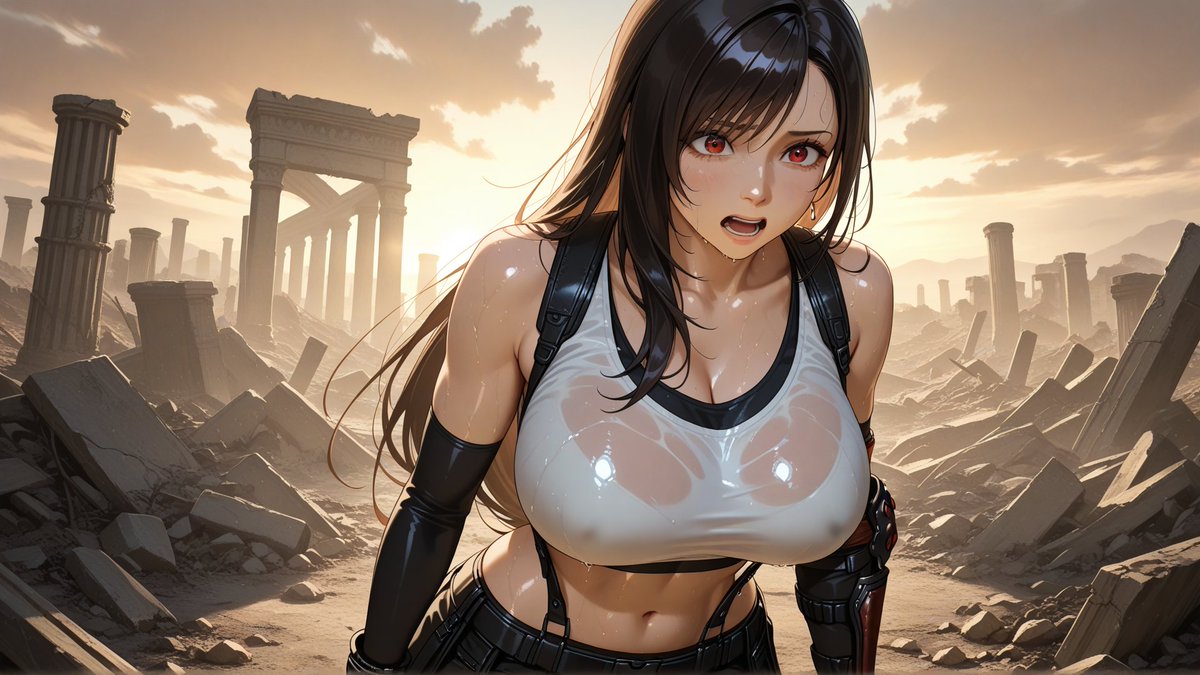 x17AI's tweet photo. Tifa Lockhart 
Final Fantasy
 #TifaLockhart   #FF7 https://t.co/5ifxavmt2S