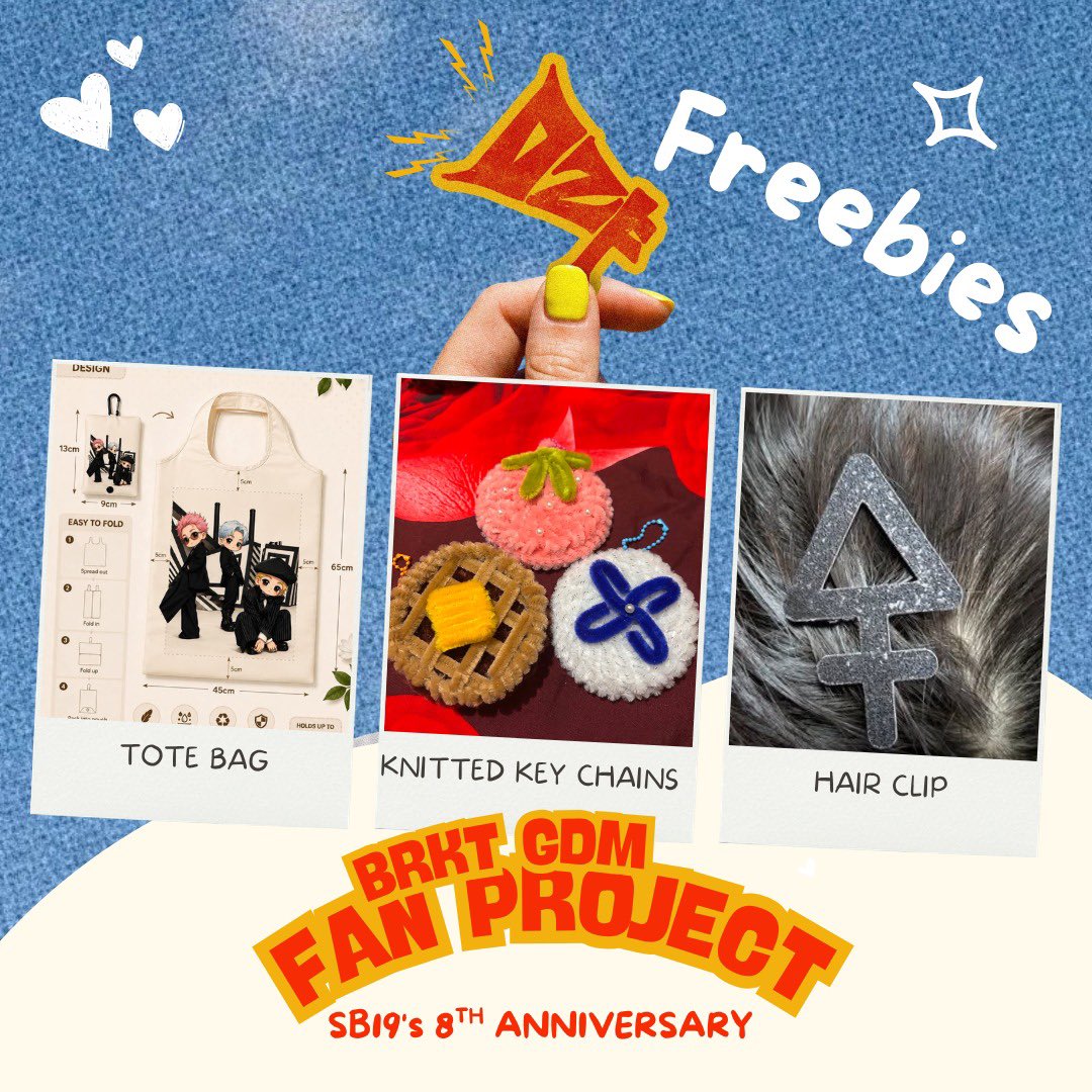 jksjpmeow's tweet photo. For the upcoming ONE ZONE FEST and SB19’s 8th Anniversary, here are our small fan projects from BRKT GDM! 

These will be given to attending fans on October 24–25. 

Each tote bag includes:
•Collapsible cup
• Compact mirror with solo logos (not keychains 😭)
• Hair clip with solo logos
• Hand sanitizer
• Photocard

A little something from us to celebrate these special days with fellow fans!