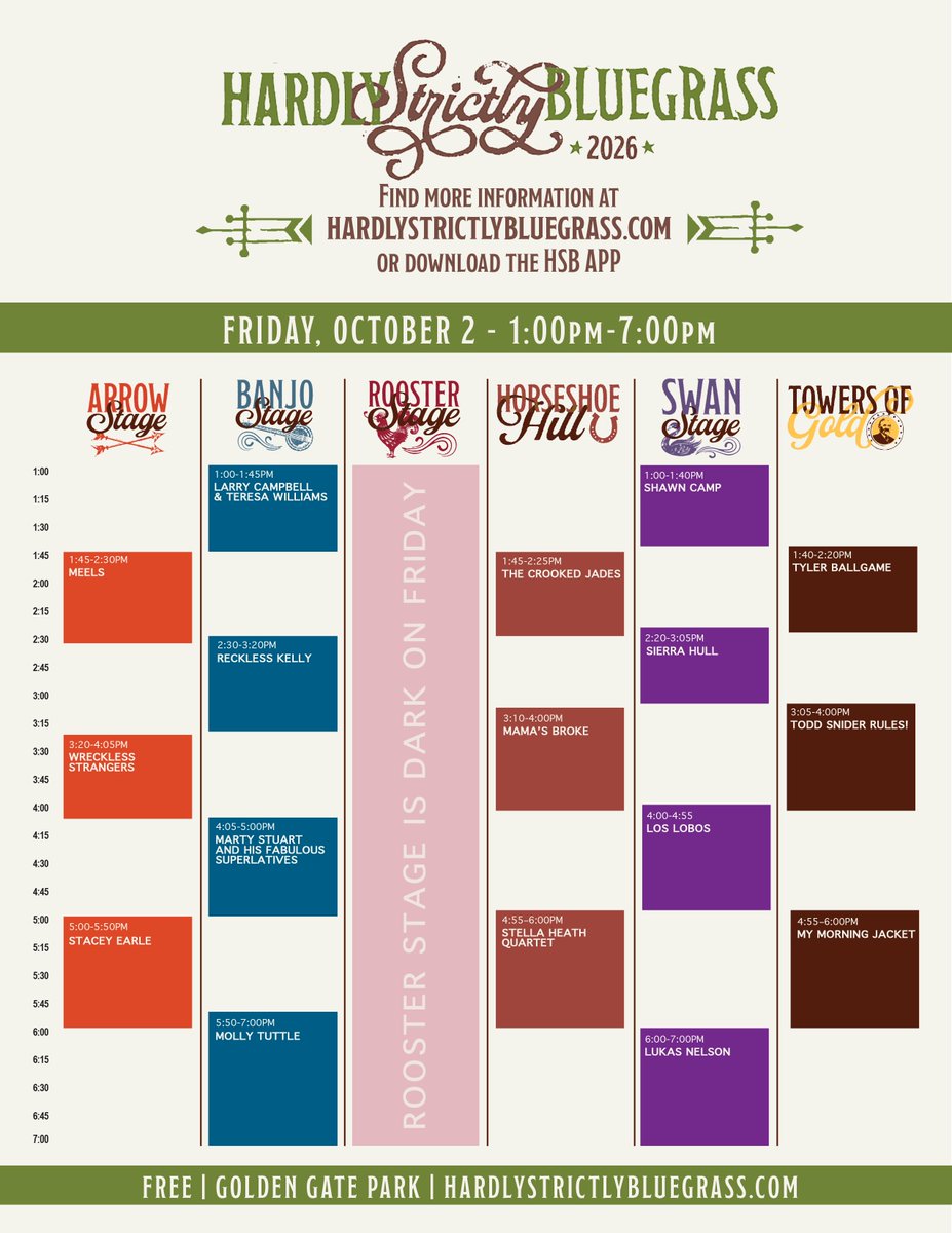 HSBFest's tweet photo. We draw your attention to the 2026 Schedule page on our website, where you will find listings by day, alphabetical listings by artist name, and a daily schedule grid. You will also be able to download the very useful Print At Home schedule.

Details here: https://t.co/XzppfuV1yl https://t.co/4HCfio7lWP