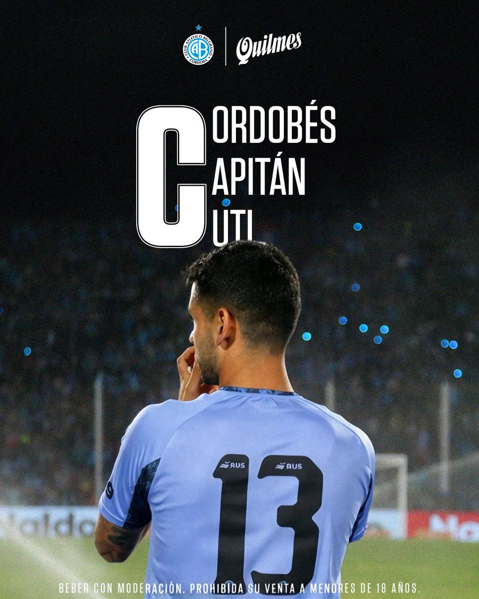 Quilmes_Cerveza's tweet photo. Capitán en su tierra 🇦🇷
@Belgrano https://t.co/9dadFtocB2