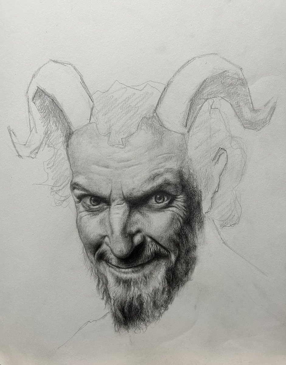 Castorforlis's tweet photo. Estudio para el cuadro de un sátiro.
#Sketch #DrawingStudy #PreparatoryStudy #PencilDrawing #satyr https://t.co/InpQyx6Ig6