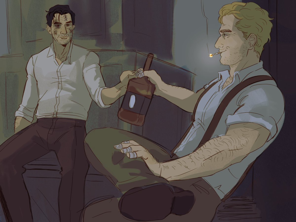captainquaill's tweet photo. Scene from a fic.. I am cringe but I am free https://t.co/kyOm0D180a