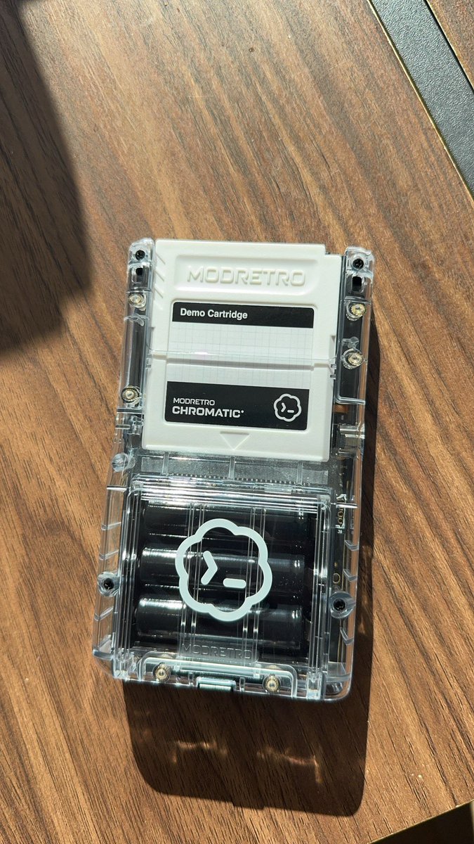 gedossman's tweet photo. First thought: StarCraft on @modretro device? (from DevDay)

@OpenAIDevs https://t.co/YORxBysvVQ