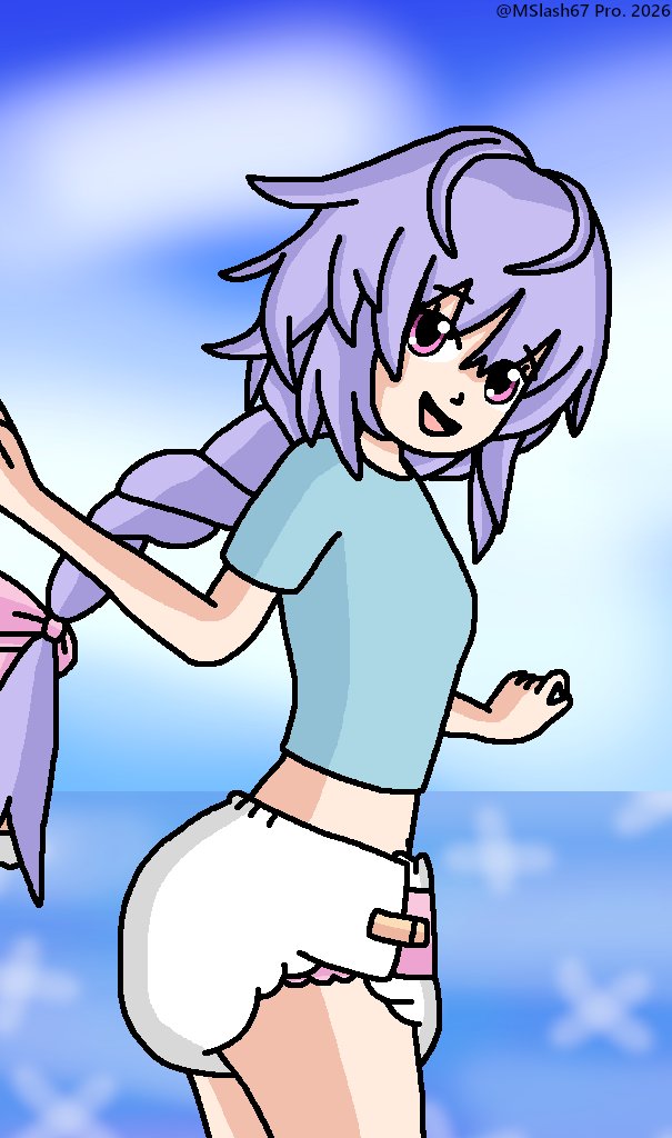 MightySlash67's tweet photo. Plutia at the Breeze (Diaper Version)

#abdl #diaper #diapergirl #neptunia #HyperdimensionNeptunia https://t.co/VDAaEJlsDk
