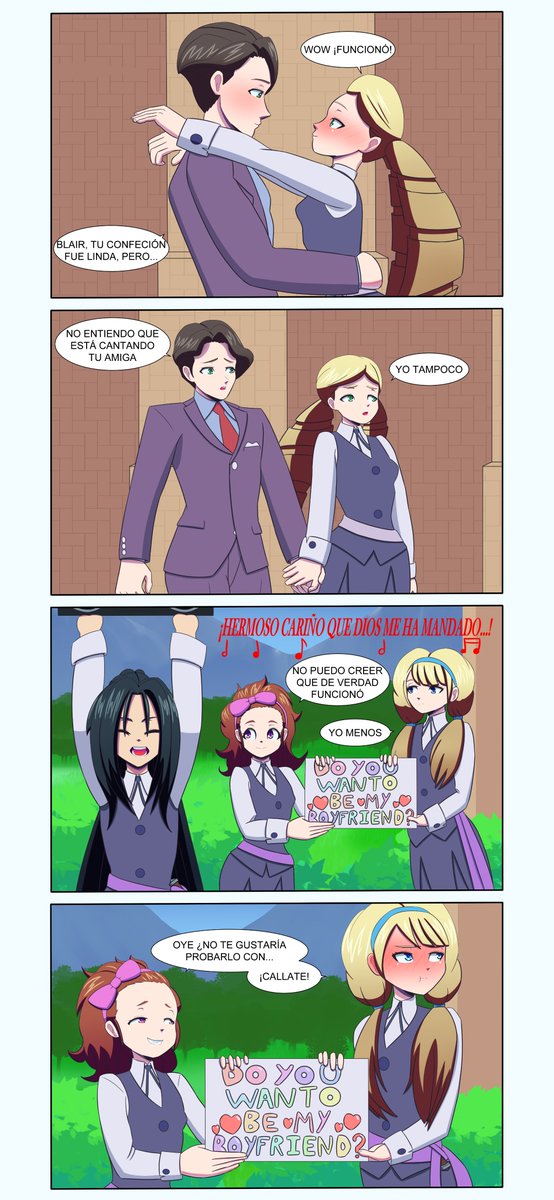 Drabonix's tweet photo. Como conseguir pareja/ How to Get a Boyfriend
Último 4koma de mis brujitas, al menos por un tiempo, quizás un día haga algo un poco más serio.
#LittleWitchAcadema #LWA #Ocs #Fcs #Andrew #Blair #Minicomic #4koma https://t.co/LUWm6aOT1h
