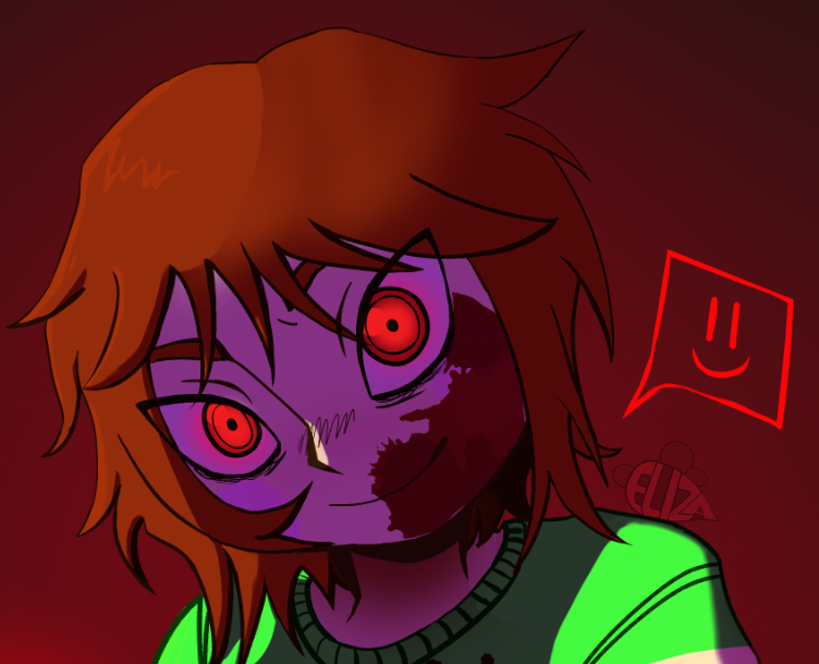 Lizahbeeh's tweet photo. You are feel filled with determination...
#undertale #chara #fanart #wip https://t.co/KzD8BYLv0f