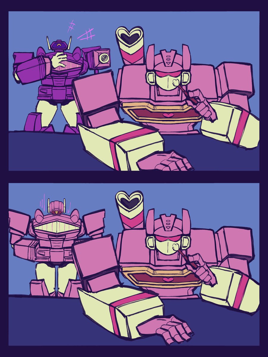 Piyat_tidaaaa's tweet photo. Some Pinkwaves bs 😏

#transformers #shockwave #soundwave #wavewave https://t.co/XqKvtcFaHH