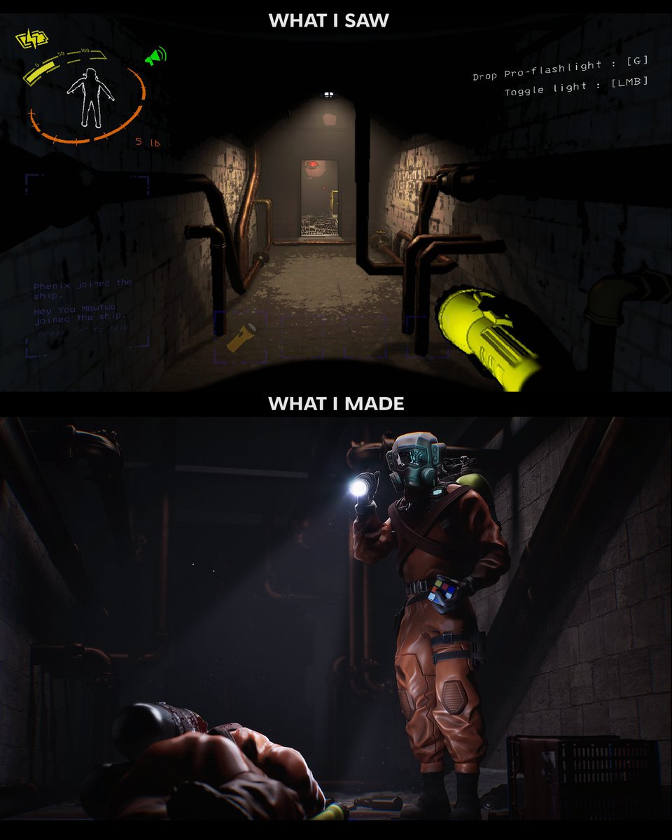phenix_txt's tweet photo. What I saw 
         vs 
What I made https://t.co/bfXyQnMTXb