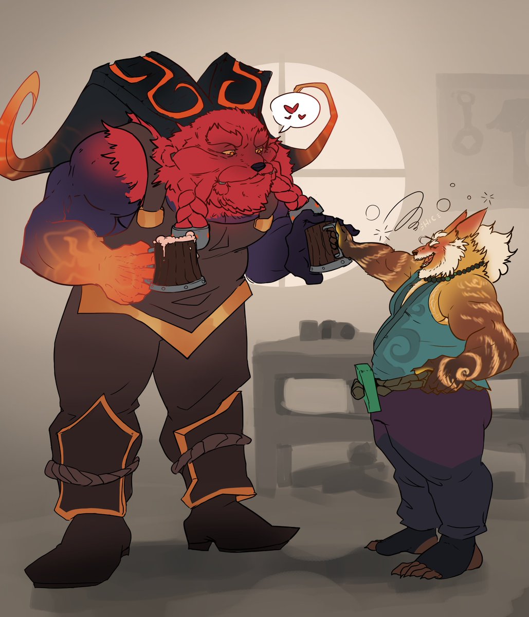 Fermataaaa's tweet photo. I think that's enough beer, little man...

Commission for Anon 👽 https://t.co/FsxglrWDep