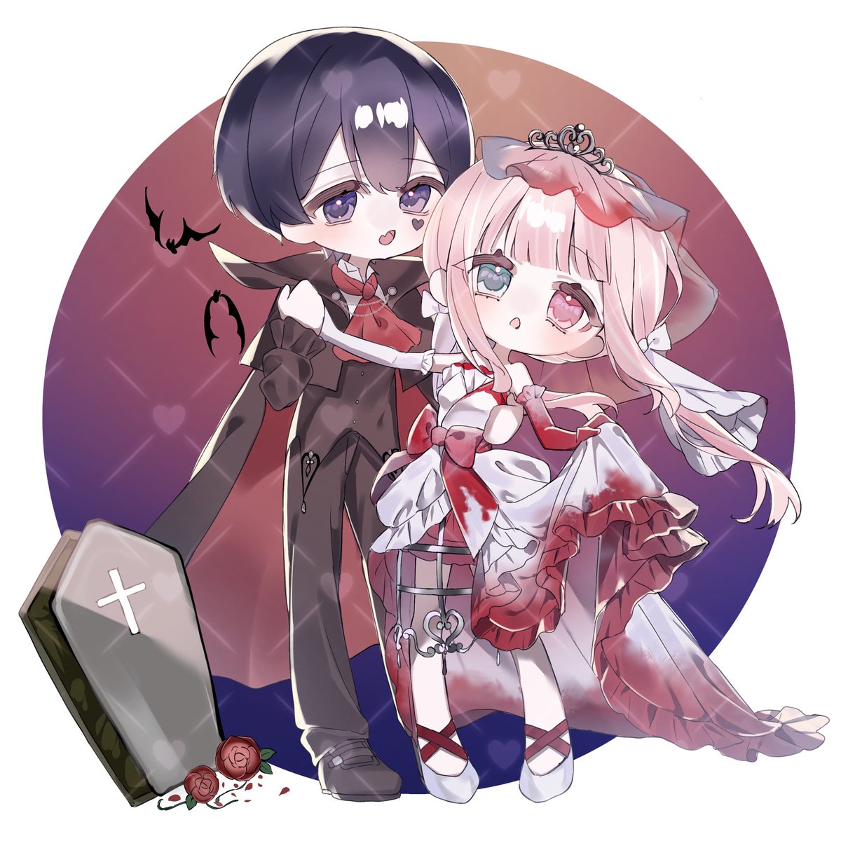 ___sugar_2's tweet photo. お友達に依頼したハロウィンイラスト🎃 https://t.co/L8QhBwQe4L