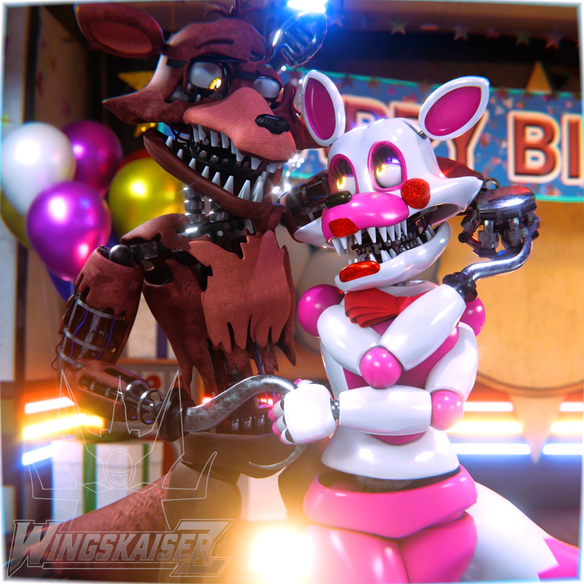 Wingskaiser's tweet photo. Classic Foxangle

#fnaf #b3d #FnafFoxy #foxangle #mangle #toyfoxy https://t.co/rOWdegEvtJ