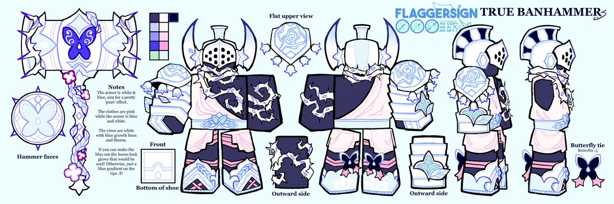 flagsiyxioj67's tweet photo. These are a few of the things that I helped contribute to the newest #phighting  update!!
I helped with organization and whatnot, but most importantly designing art assets like #Banhammer and #Vinestaff mastery skin concepts🧵!!!
 
(on an alt acc, main is @flaggersign) https://t.co/aL4l0eBeqP