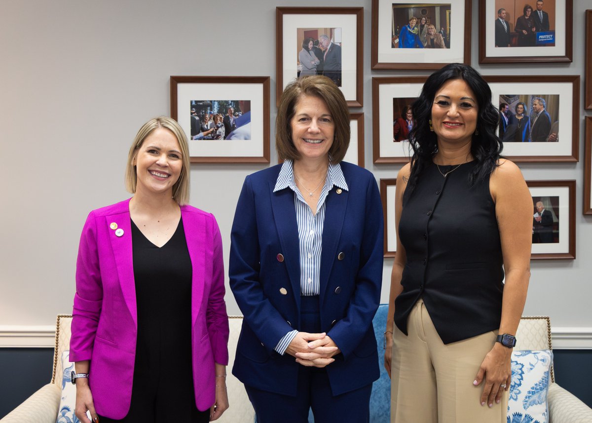 SenCortezMasto's tweet photo. Earlier today, I had the opportunity to meet with our 2026 Nevada Teacher of the Year, Ali Jun, as well as Tiffani Jaseph - Arizona's Teacher of the Year. I am so proud of our teachers who work hard every single day to give our students a better future. Ms. Jun, Ms. Jaseph, congratulations and thank you for all you do.