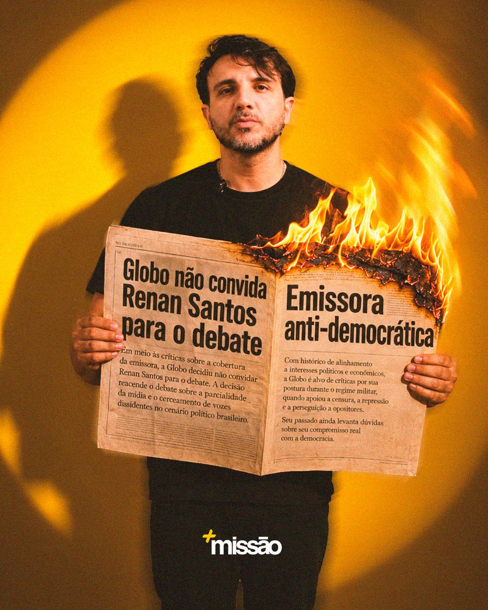 maismissao's tweet photo. Ei, Rede Globo! 

#GloboChamaORenan https://t.co/lo1AqUCNEm