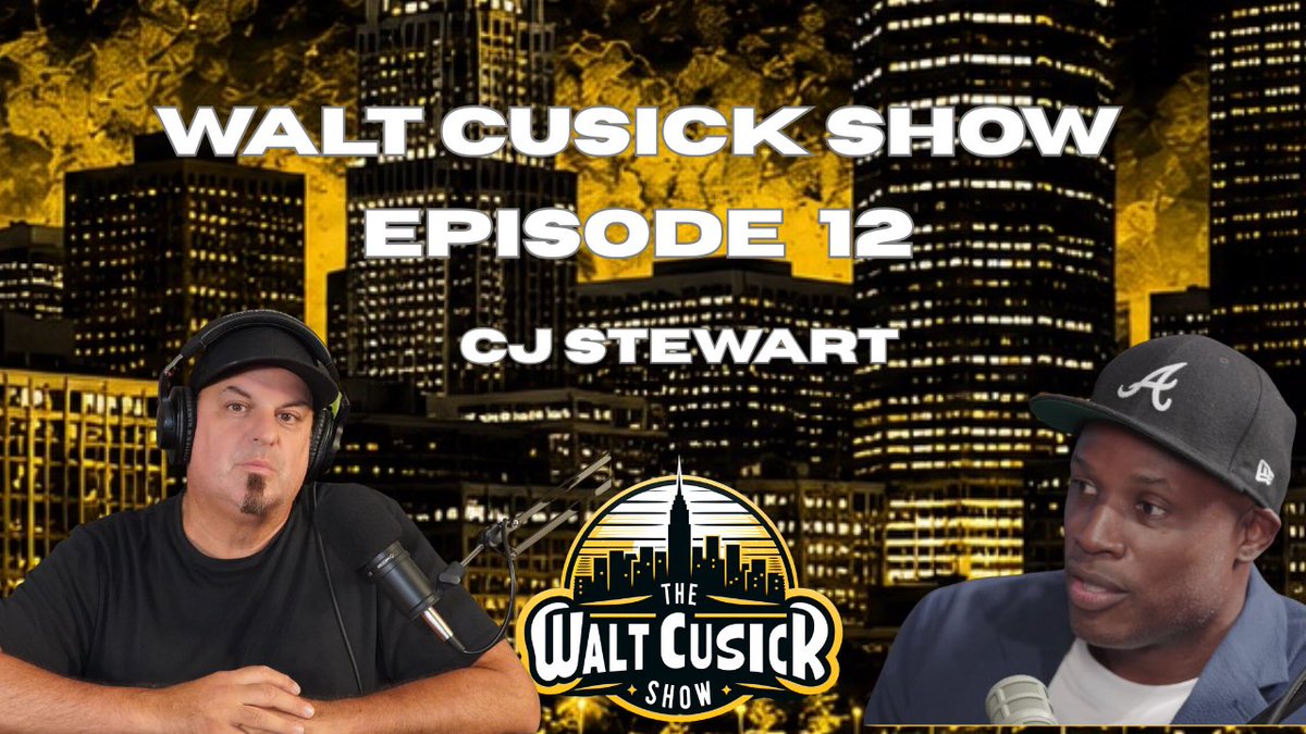 WaltCusickShow's tweet photo. Episode 12 Out now 
CJ Stewart Former @Cubs 
Baseball Coach &amp; Mentor to rising baseball talent 
Watch &amp; listen @YouTube @Spotify @ApplePodcasts https://t.co/JAqT19A19c